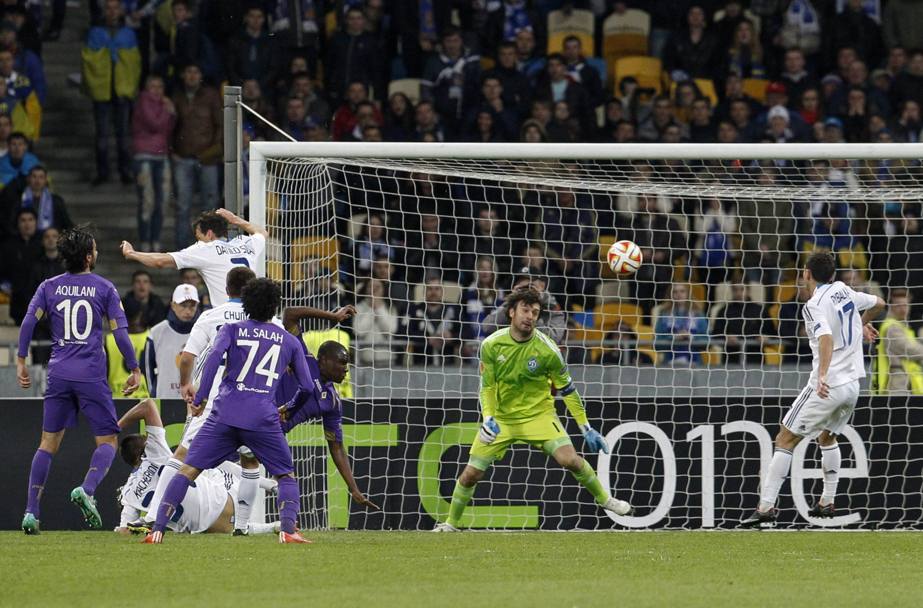 Eccolo l&#39;urlo di Babacar nel finale: l&#39;1-1 a Kiev vale oro per la Fiorentina.